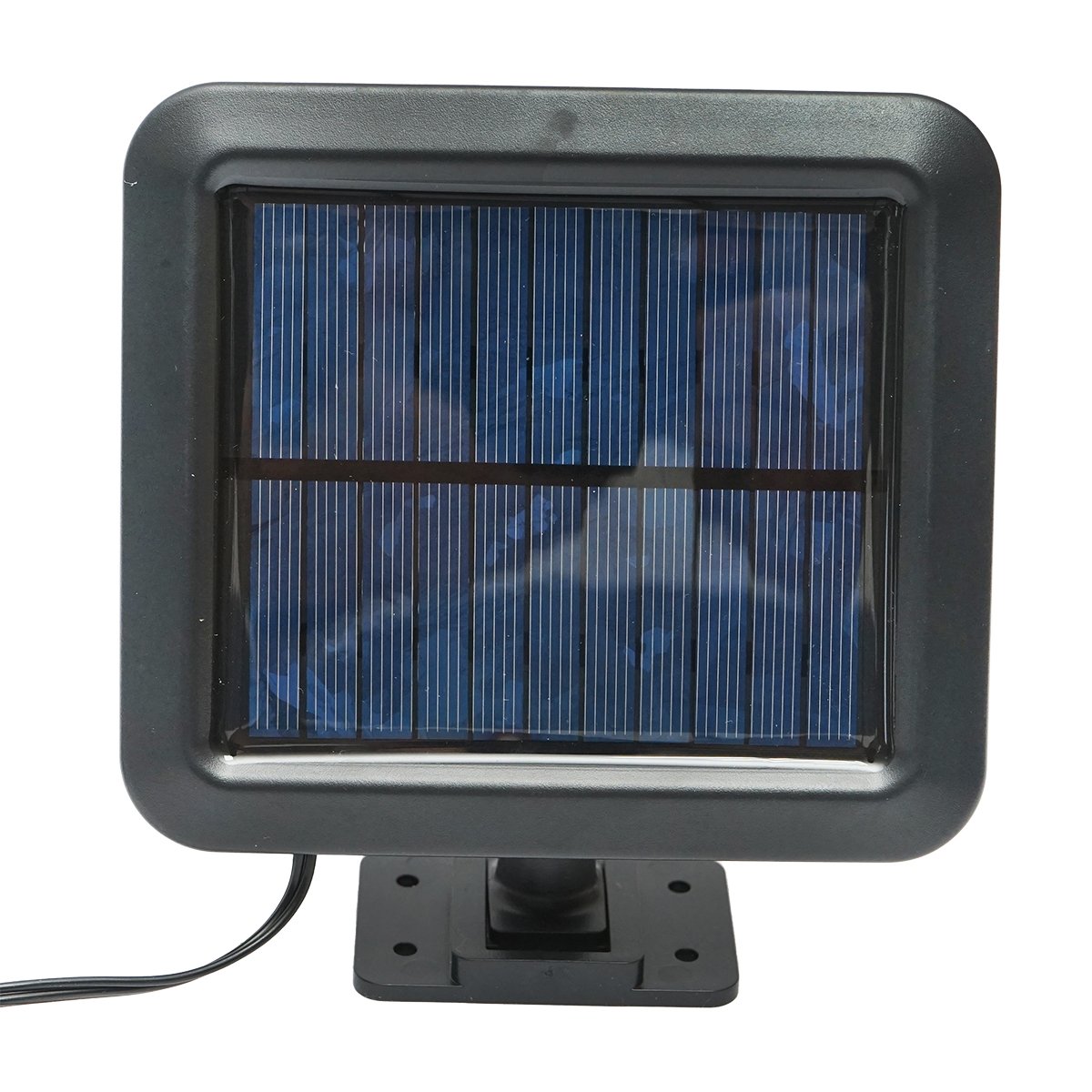 Lampa solara LED 250lm cu panou solar 1W/5.5V, baterie 3.7V/1.5 Ah, telecomanda, cablu 5m si senzor miscare IP44 Breckner Germany